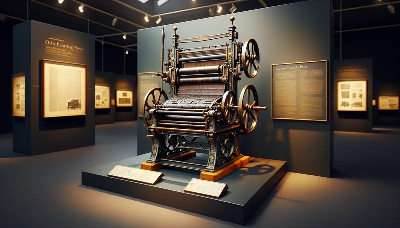 Atelier de typographie au mus&eacute;e de la Presse de Saint-P&eacute;tersbourg