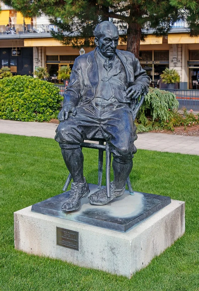 Portrait de Vladimir Nabokov, &eacute;crivain russe et am&eacute;ricain