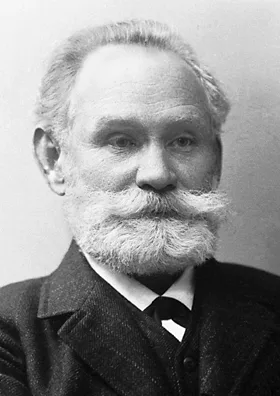 Portrait officiel d'Ivan Pavlov, prix Nobel 1904, dont les lieux de m&eacute;moire jalonnent Saint-P&eacute;tersbourg