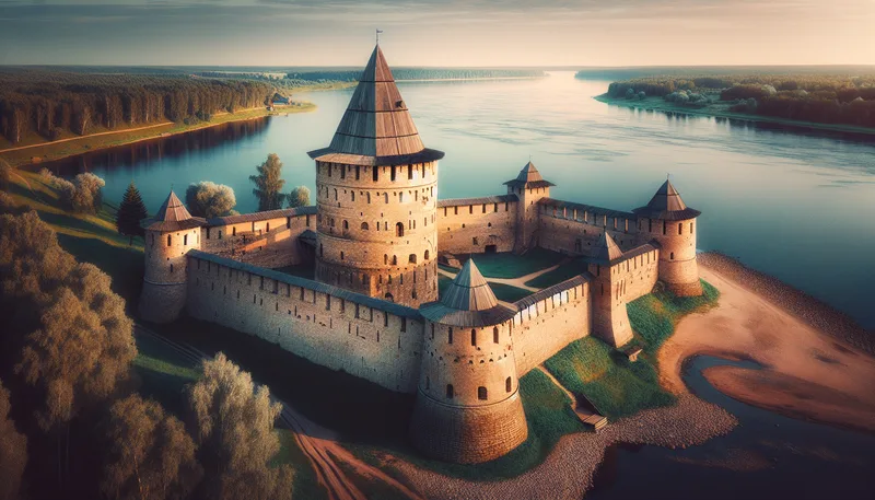 Tour de la forteresse de Stara&iuml;a Ladoga