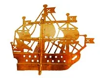 Girouette caravelle de l'Amiraut&eacute; de Saint-P&eacute;tersbourg