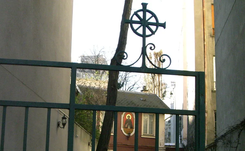 D&eacute;cors peints de l'&eacute;glise orthodoxe russe Saint-Serge, Paris 19e