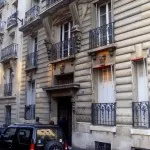 D&eacute;tail de la fa&ccedil;ade du 4 rue Marie Rose