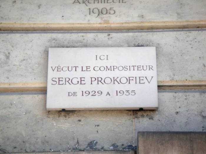 Portrait de Sergue&iuml; Prokofiev, compositeur russe