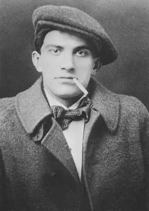 Portrait du po&egrave;te Nikola&iuml; Asseev, figure du futurisme russe