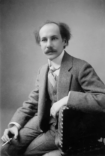 Portrait d'Andre&iuml; Biely, po&egrave;te et romancier symboliste russe