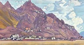 Vitraux du temple bouddhiste de Saint-P&eacute;tersbourg inspir&eacute;s par Nicholas Roerich