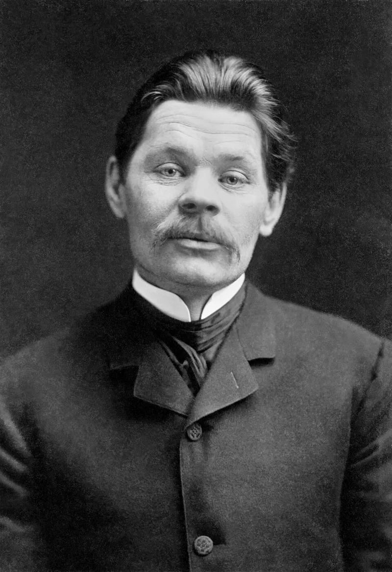 Portrait de Maxime Gorki, écrivain russe (1868-1936)