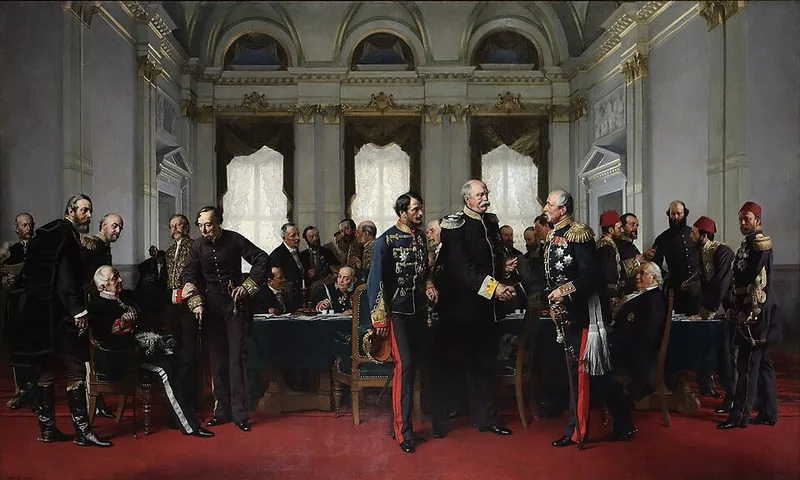 Le congrès de Berlin de 1878 où Gortchakov représenta la Russie face à Bismarck