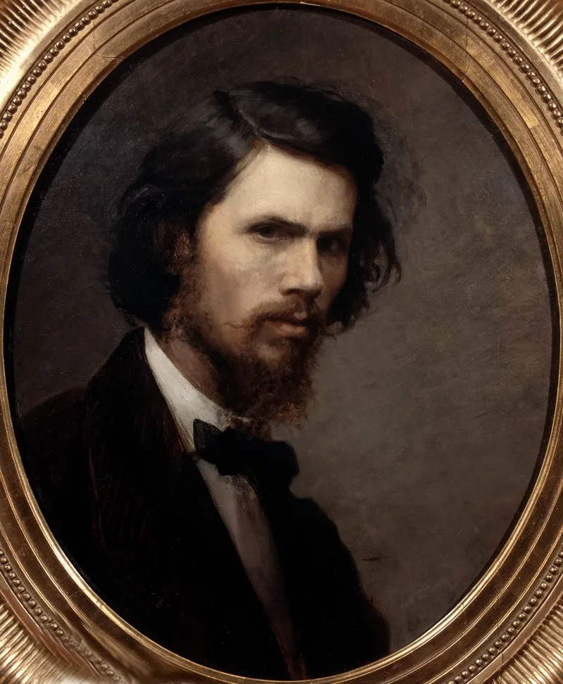 Autoportrait d'Ivan Kramsko&iuml;, peintre russe
